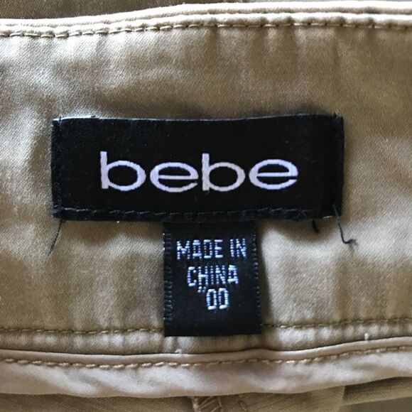 Bebe Light Brown Shorts 00 - Picture 5 of 6
